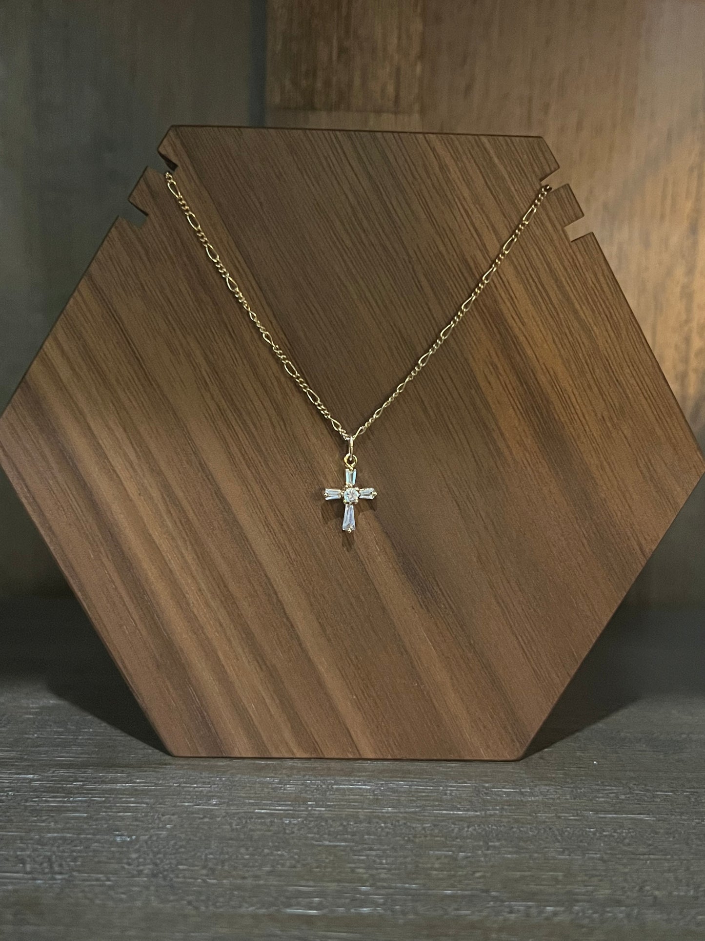 Gold Filled Necklace with cross pendant